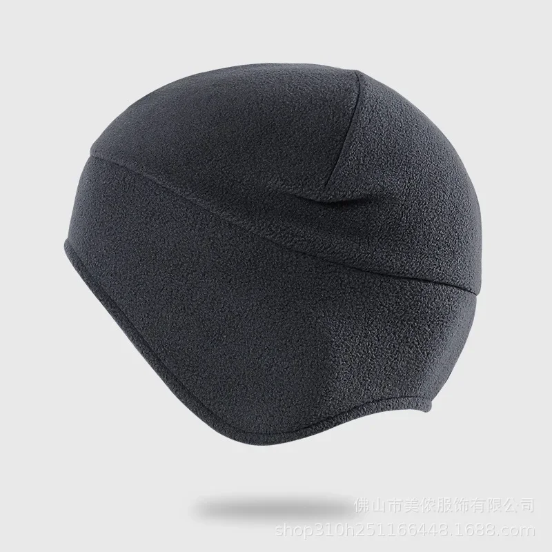 Winter Beanie Hat Warm Fleece Outdoor Cycling Ear Protection Cold Protection Keep Warm Black Caps for Men  Women