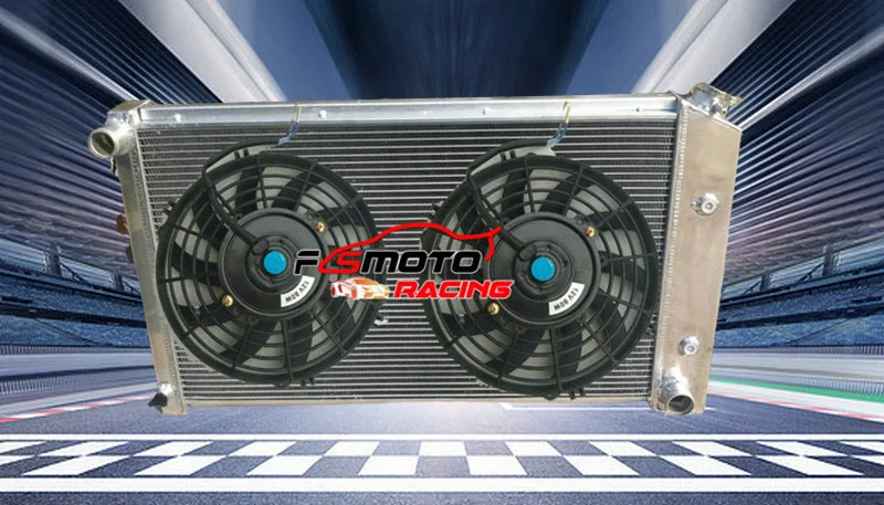 Aluminum Radiator & Fans FOR Pontiac Firebird Trans Am 1970-1981 1976 1977 1978 1979 70 1980 1975 1974 1973 1972 1971 70 71 72