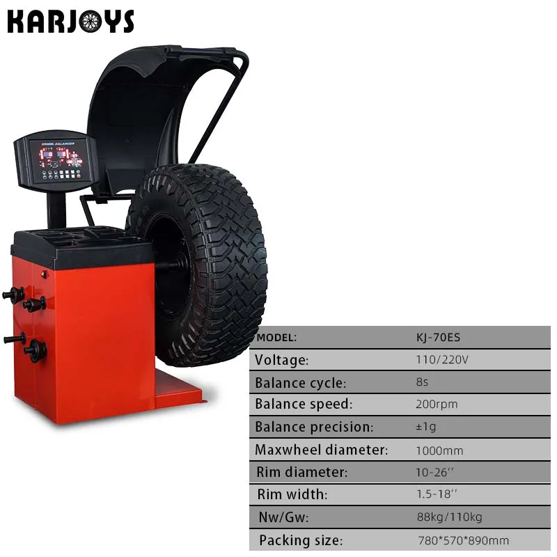 Fully automatic wheel balancer, automobile repair equipment, dynamic balancing machine