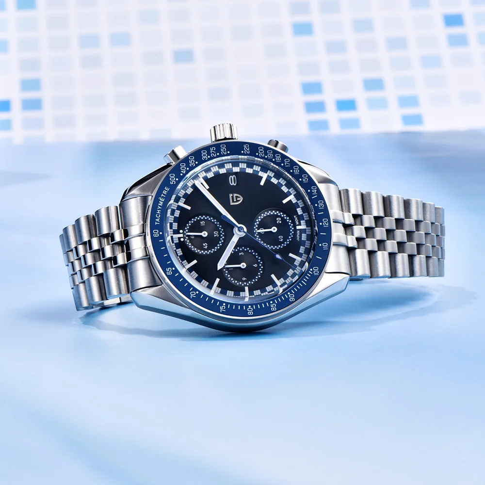 

2025 New PAGANI DESIGN Mens Watches Luxury Japan VK67 Quartz Watch For Men Top Luminous Wristwatch Chronograph Complete Calendar
