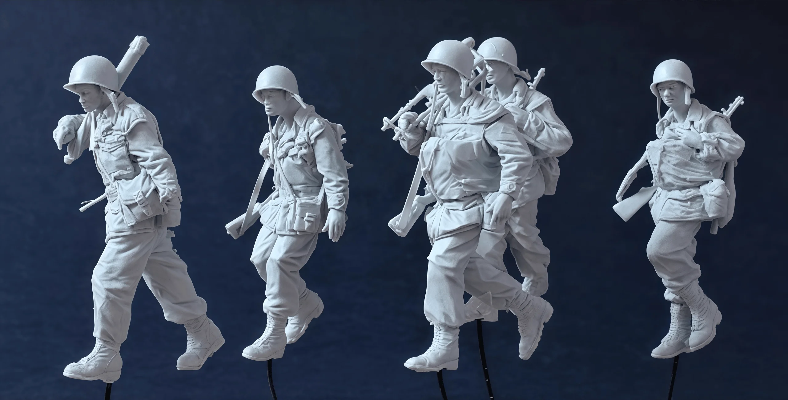 

Комплект для сборки модели из литой смолы 1/35, модель персонажа Второй мировой войны для 5 человек, неокрашенный