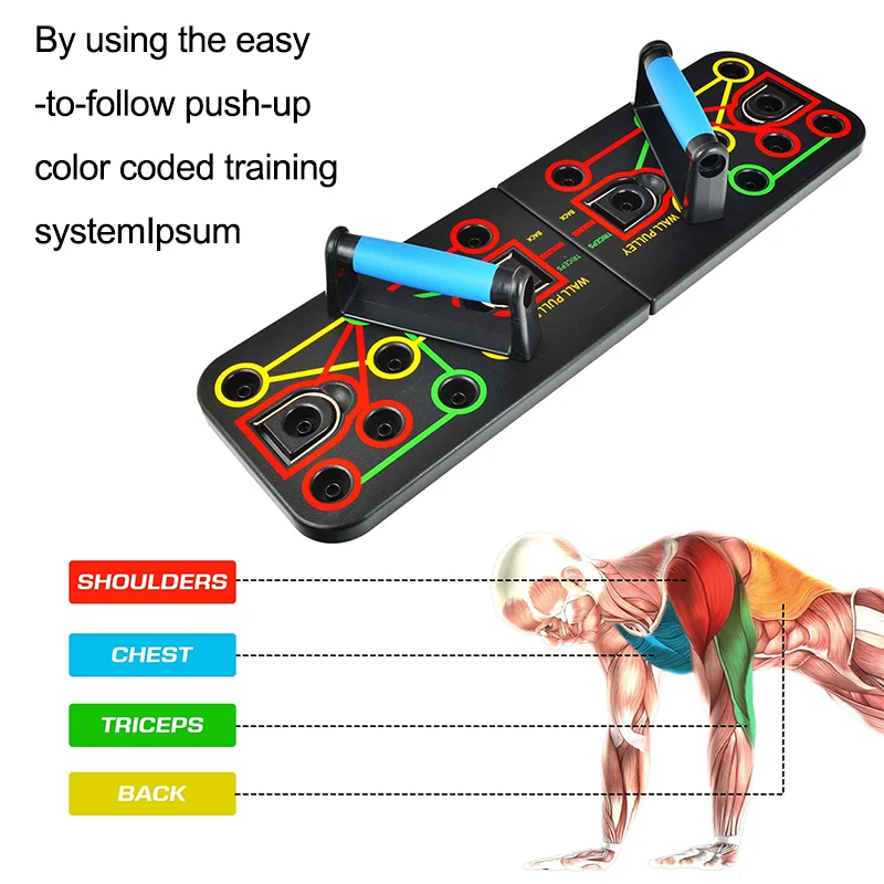 Push Up Board Functional Training Equipment Bodybuilding Home Fitness Equipment Gym Push Up Bars Exercise MuscleBuilding Tools gallery 2
