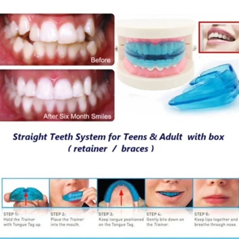 

1PCS Orthodontic Appliance Silicone Orthodontic Appliance Orthodontic Braces Fixators Protective Teeth and Oral Products