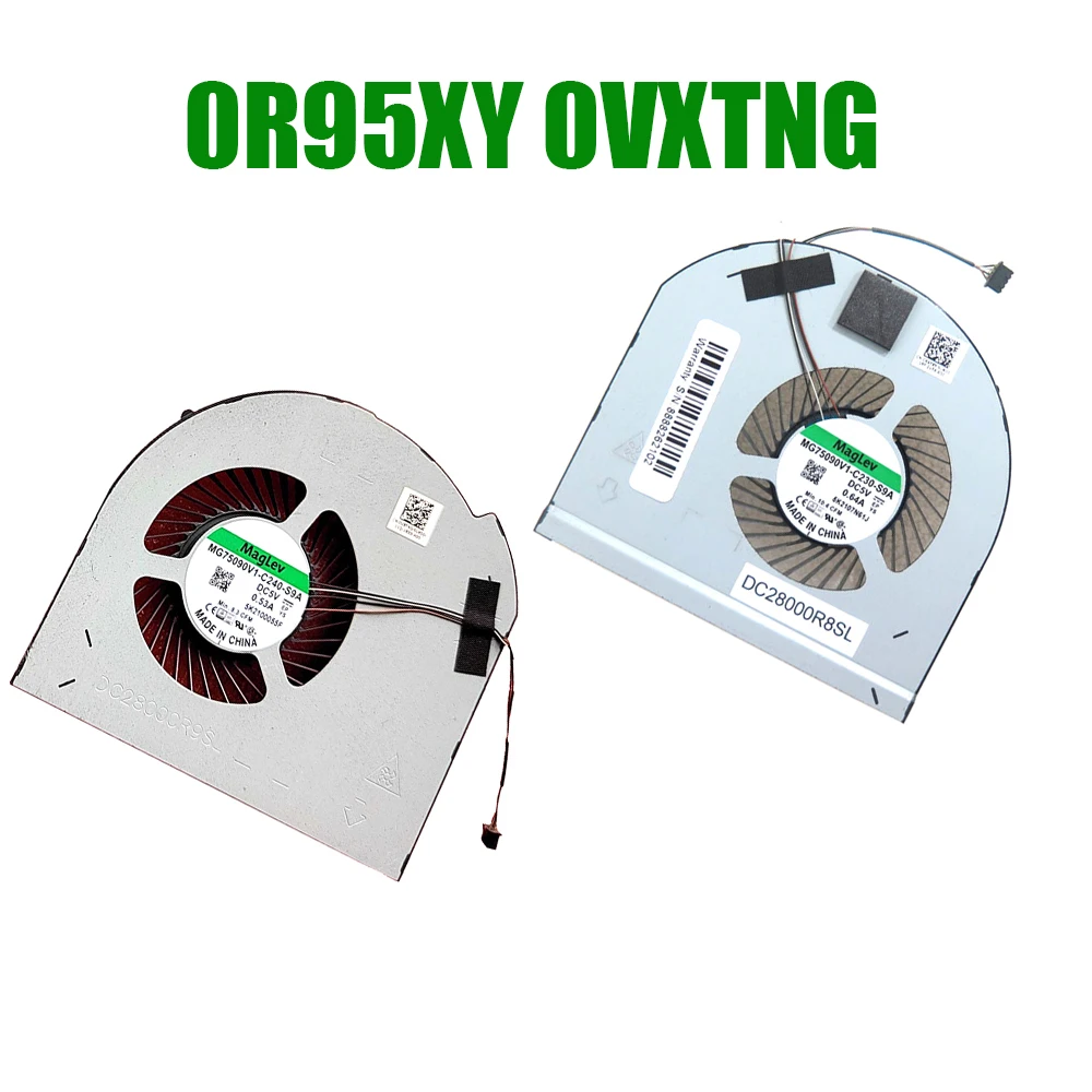 For DELL For Precision 7750 7760 0R95XY R95XY 0VXTNG VXTNG MG75090V1-C230-S9A MF75090V1-C240-S9A CPU GPU Fan