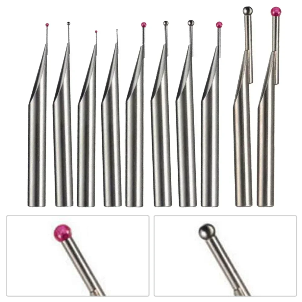 1pc Ball Tips Probe Insert 1-4mm Carbide Ball For Mahr Fowler Height Gauge Ball Probe Insertion Measurement Of Altimeter Use