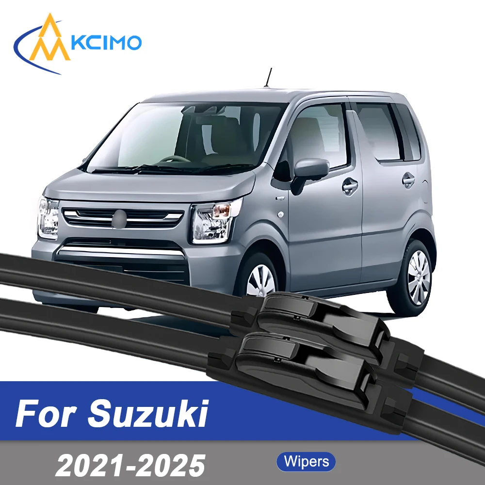 

Premium Rubber Durable Silent Windshield Wiper Blades 2pcs for Suzuki Wagon R Smile MX81S MX91S 2021-2025