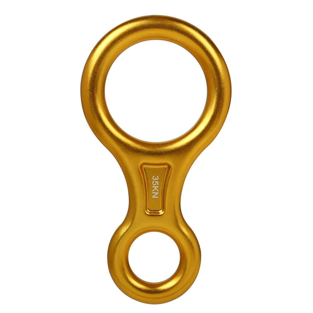 

2pcs 8 Descender Rappel Downhill Eight Rappel Ring Downhill Eight Ring Heavy Duty 35KN Rappelling Gear Outdoor Toys
