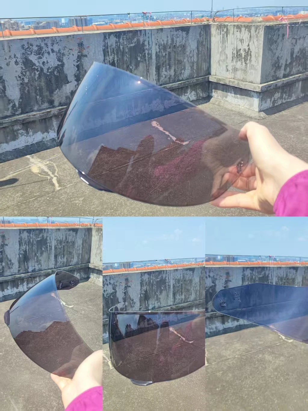 Photochromic Visor for LS2 FF352/ FF351/ FF369/ FF384 Helmet Glasses Screen Shield Windshield Accessories Parts Autochromic lens
