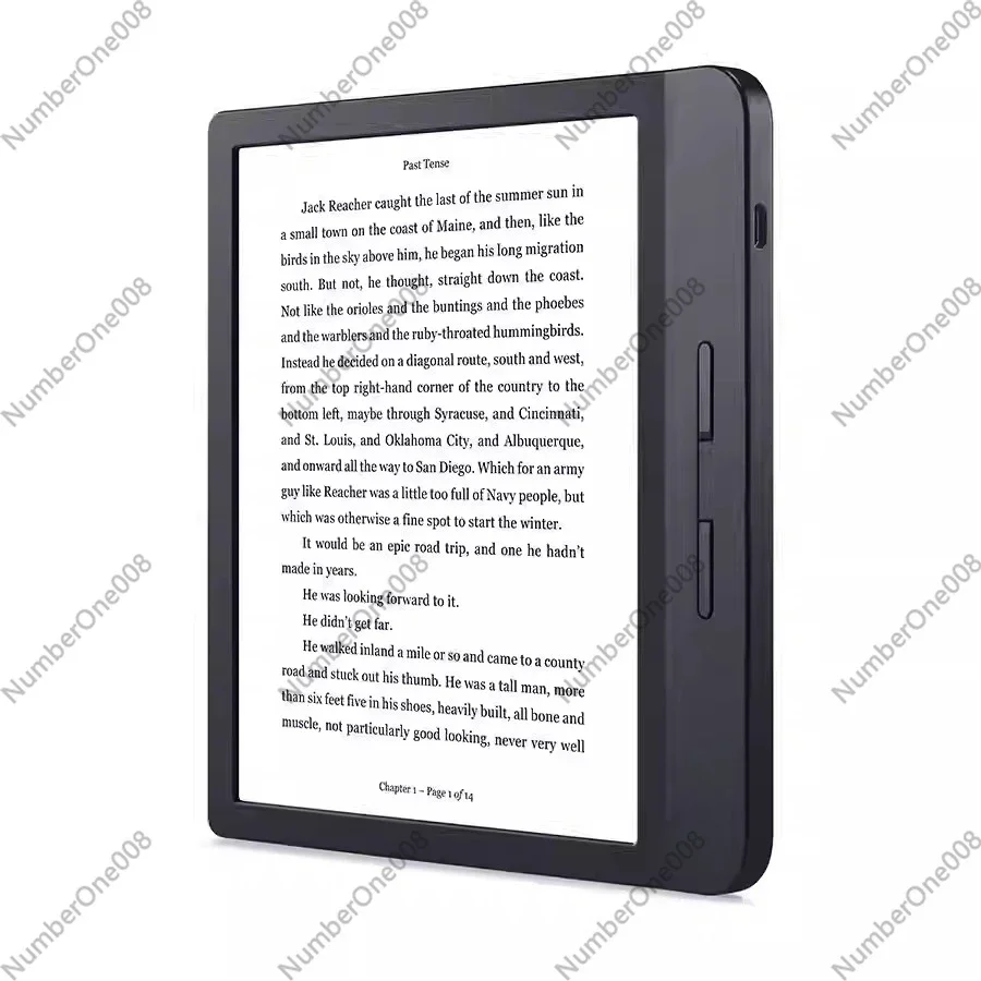 H20 7-inch 300ppI HD e-book reader with dual color lights for heating and cooling, Eink Carta