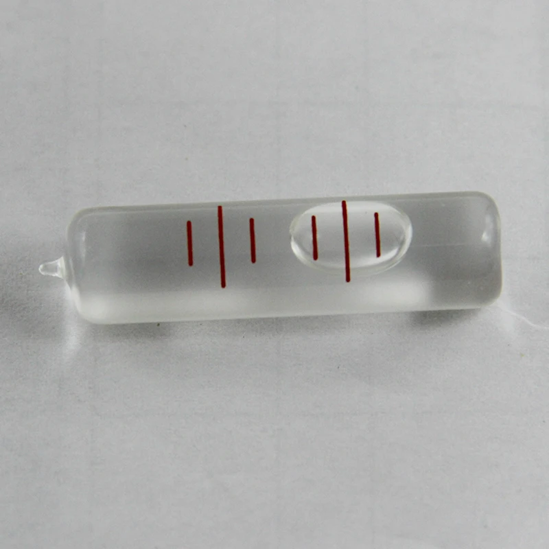 Livella a cilindro in vetro livella a bolla orizzontale ad alta precisione mini bolla di livello portatile a bolla orizzontale piccola