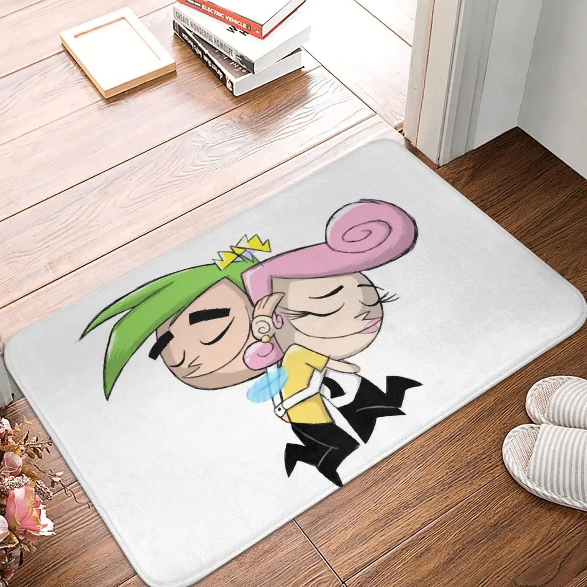 Fairly OddParents Cosmo Wanda Doormat Kitchen Entrance Home Floor Mat Anti-slip Carpet Rug for Living room Footpad Mats