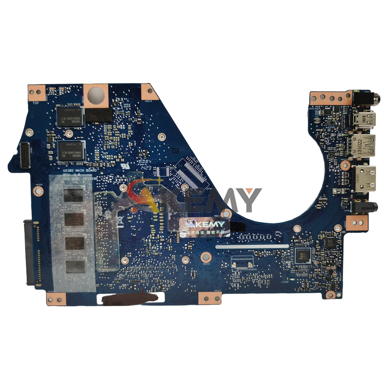UX302LG Scheda Madre Del Computer Portatile Per ASUS ZenBook UX302LG UX302LNB UX302L UX302LN Scheda Madre Del Notebook Con I3 I5 I7 CPU 111% test OK