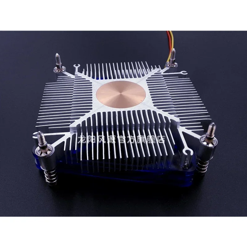 Вентилятор процессора для LGA1155 LAG1156 Кулер процессора с вентилятором 80 мм Вентилятор охлаждения процессора компьютера с 3-контактным разъемом