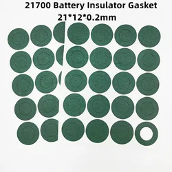 100PCS 21700 0.2mm Battery Insulation Gasket Barley Paper Battery Pack Cell Insulating Patch Electrode Green Insulated Pads