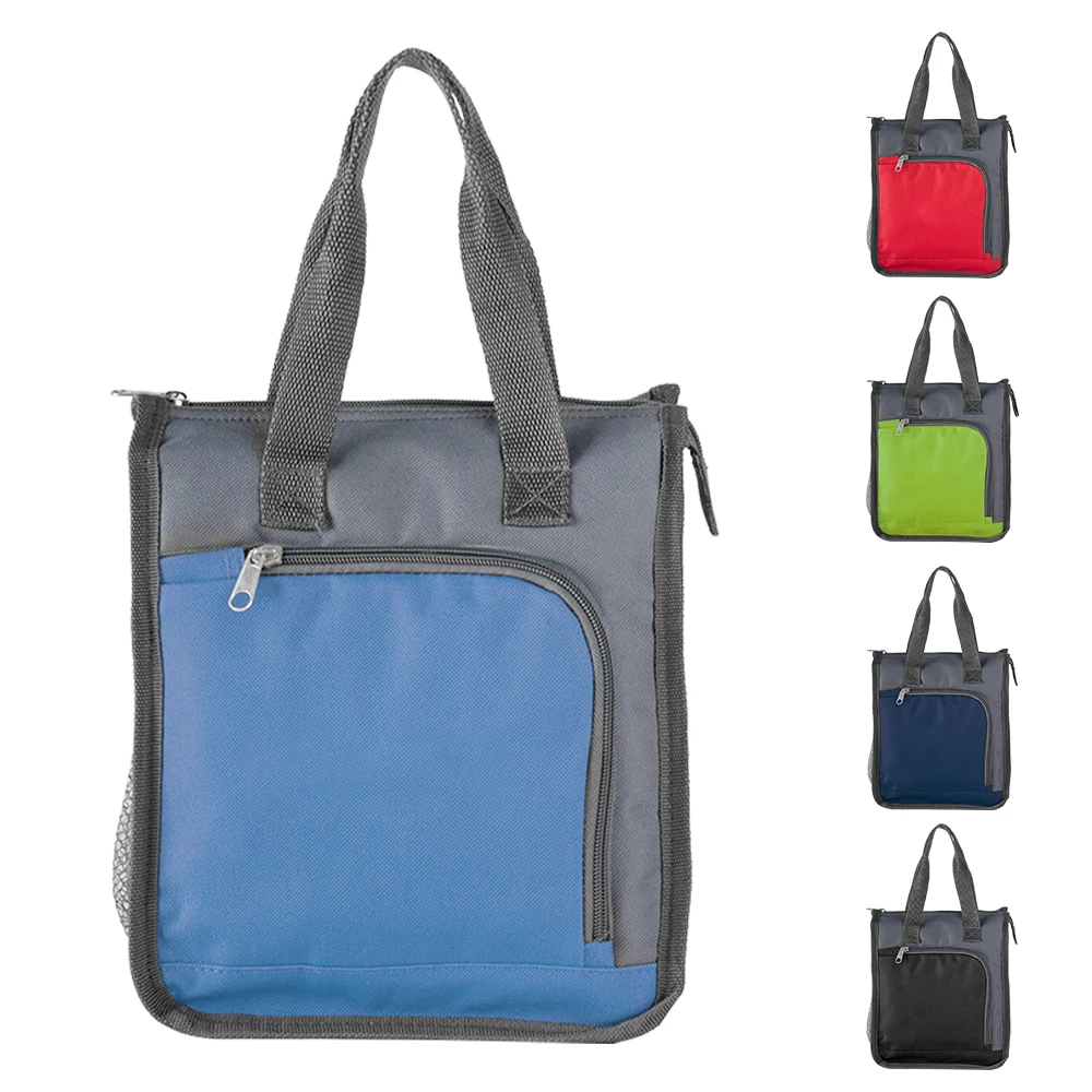 Tragbare isolierte Lunchtasche für den Außenbereich, Thermo-Kühltasche, auslaufsicher, Handarbeit, Lunchbox, wasserdichte Tasche, Organizer-Tasche