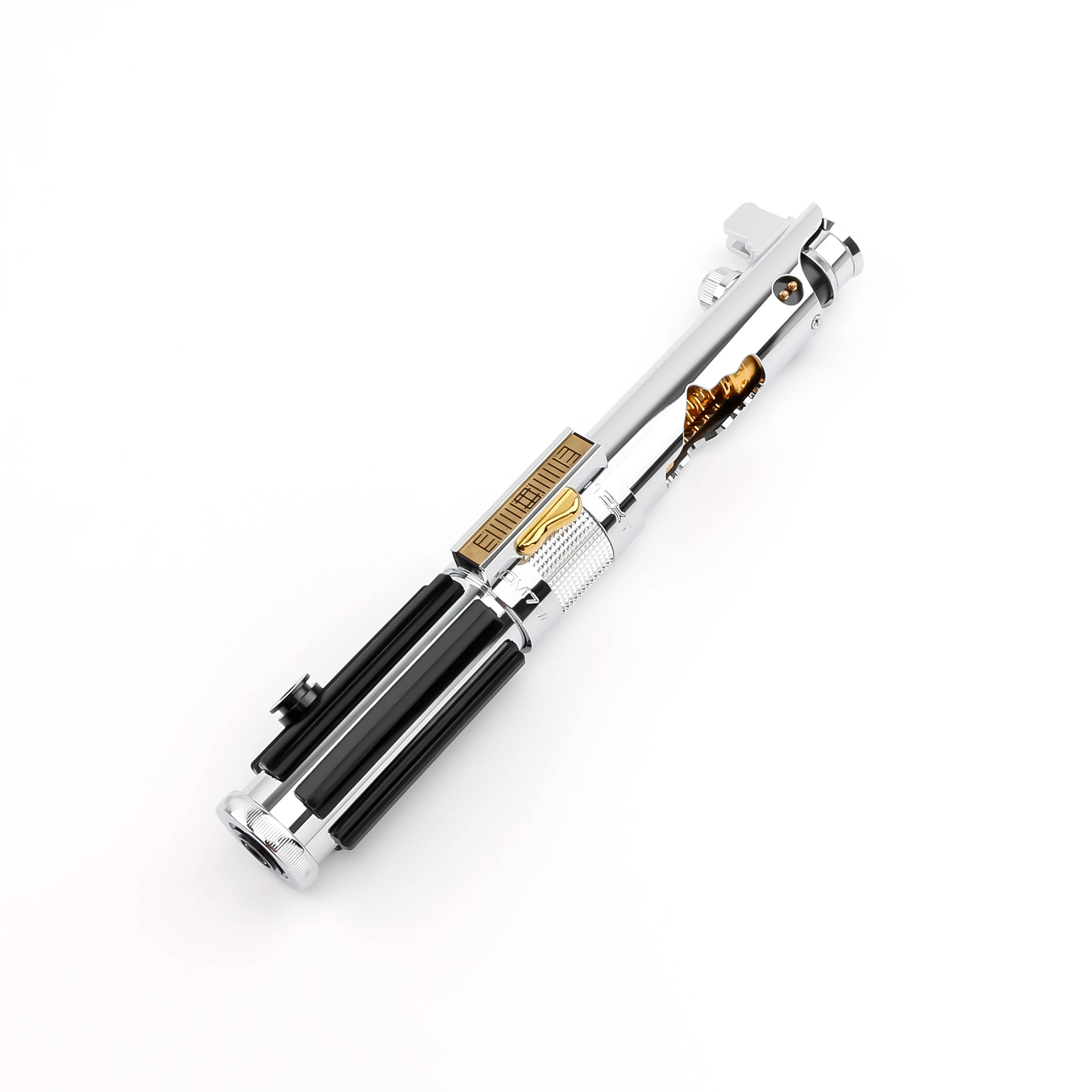 TXQSABER Knightfall Anakin Crystal Lightsaber Metal Hilt Colors Changing Bluetooth APP Control Cosplay Hedi Laser Sowrd-no Blade