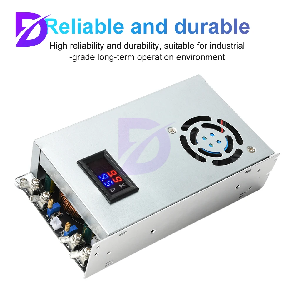 

DC-DC 1500W Synchronous Rectification High-Power Buck Constant Voltage Constant Current LED Driver Adjustable Power Module