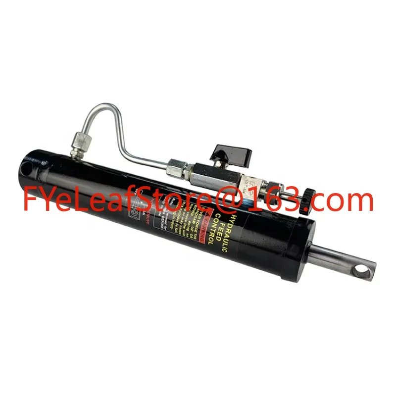 hydraulic downfeed control cylinder for metal bandsaw