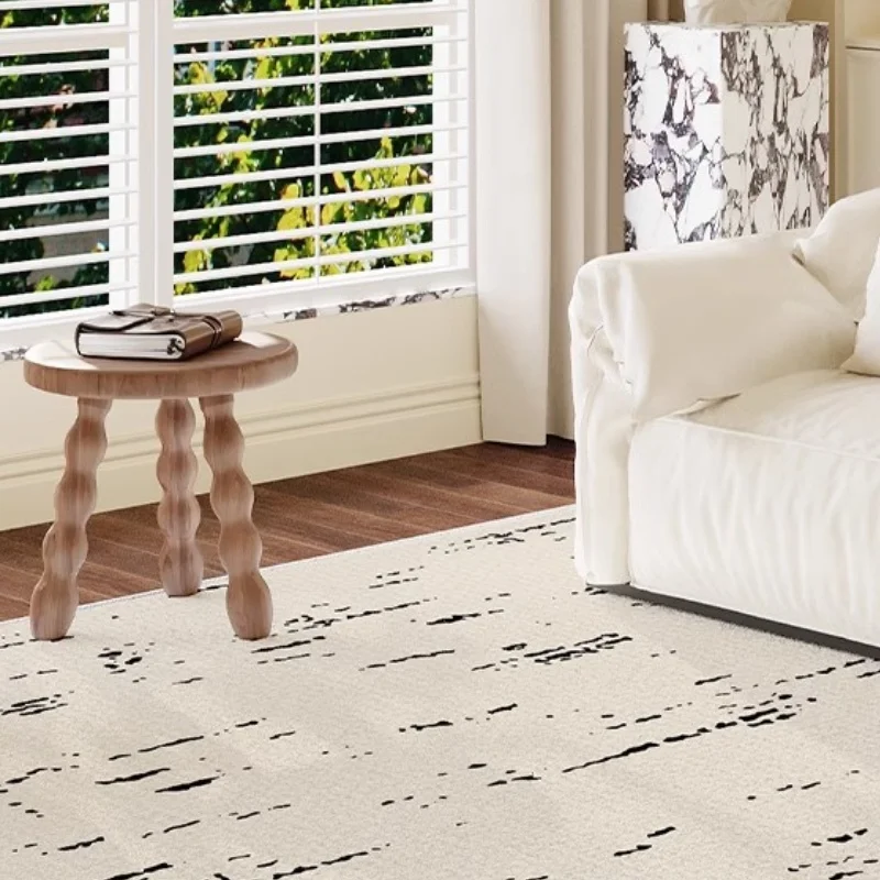 سجادة كبيرة فاخرة فائقة الإضاءة من الشمال لغرفة المعيشة ، سجادة دراسة ، كومة عصرية راقية ، وبر ، وديكور غرفة النوم ، حصائر جديدة ،