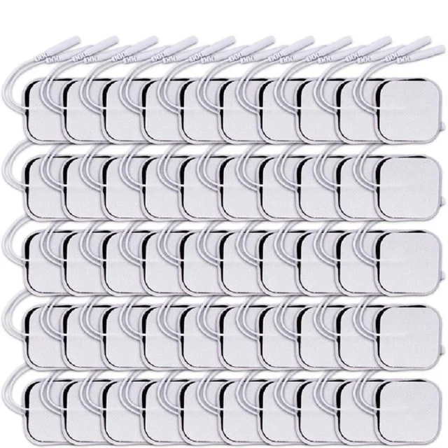 100/50/20P elektrody dziesiątek Pad EMS stymulator mięśni Patch wielokrotnego użytku wymienne włókniny samoprzylepne naklejki do masażu