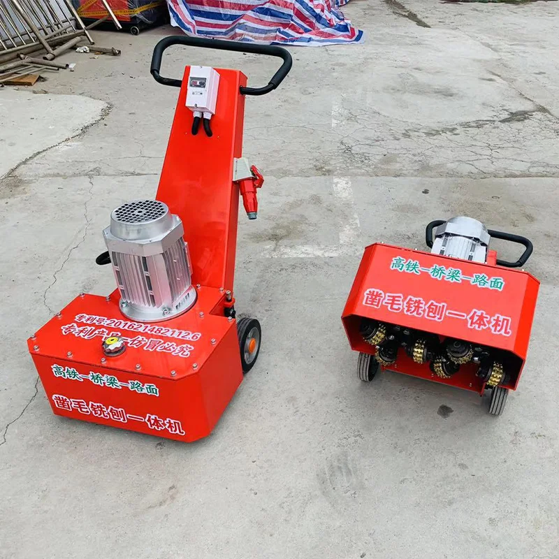 loor Scraper Scarifier Machine for Bridges and PavementsHigh Efficiency Asphalt Concrete Ground Scarifier Planer Portable F