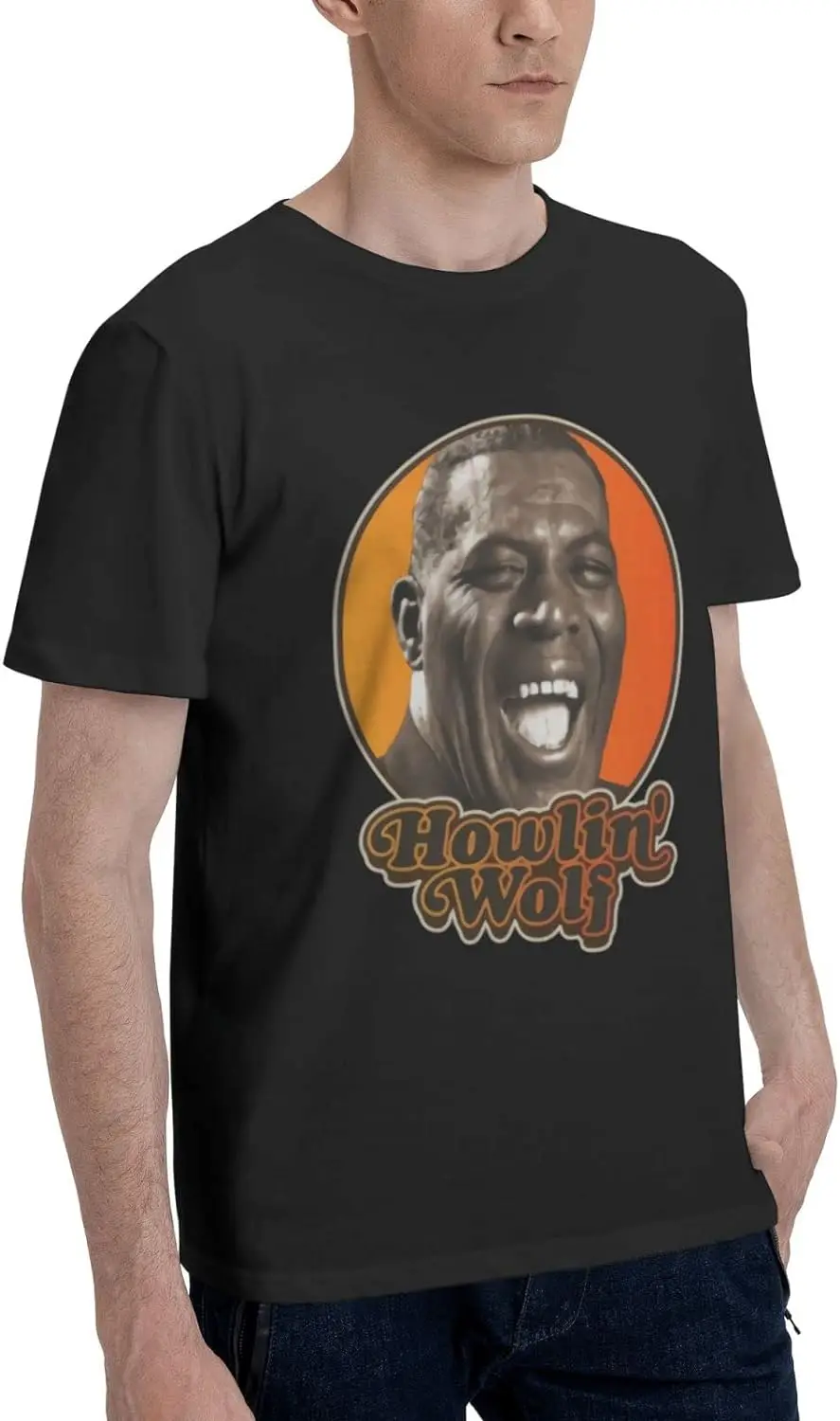 Howlin Wolf T Shirt Men's Summer Tee Casual Fashion Short Sleeve Tshirt