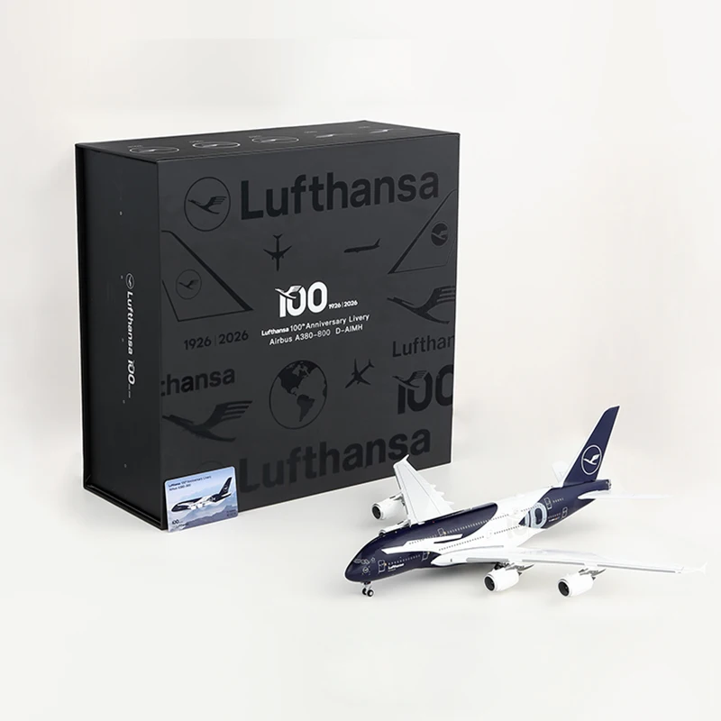 

L2350 Alloy Collectible Plane Gift SQ Wings 1:200 Lufthansa "StarAlliance" Airbus A380 Diecast Aircraft Jet Model D-AIMH