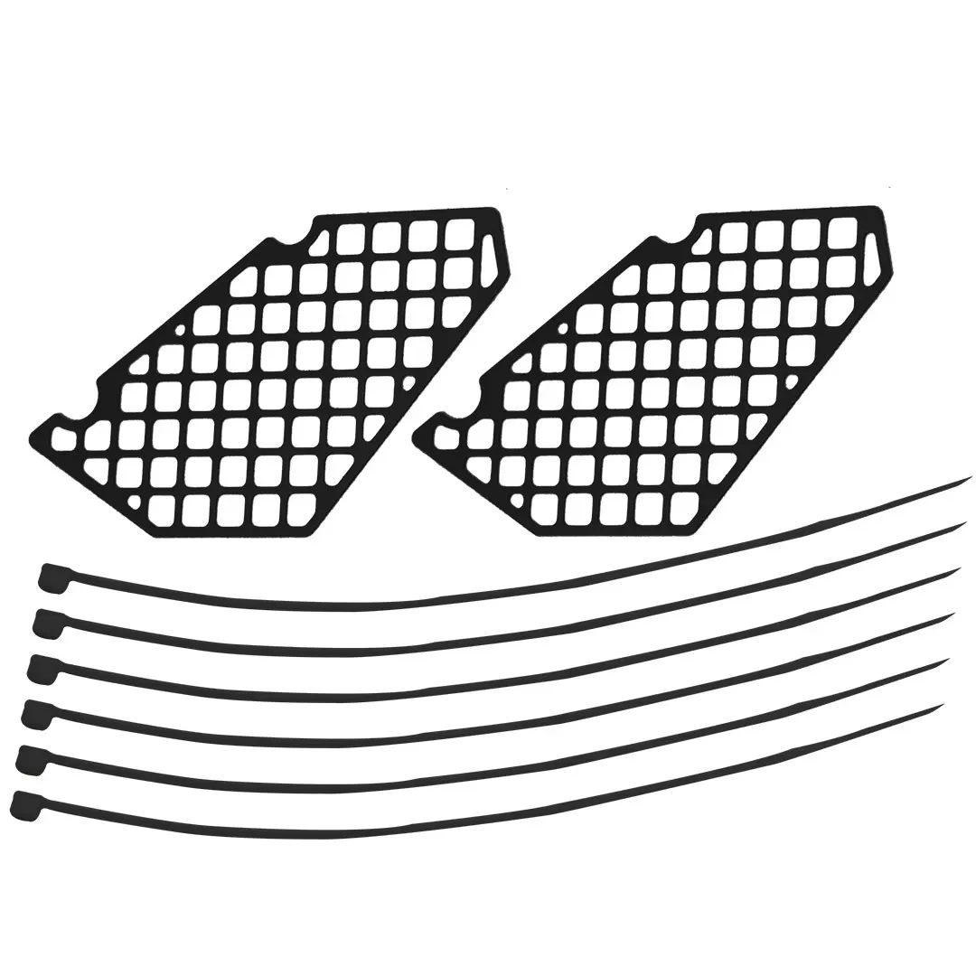 Hot Racing Tamiya 1/10 BBX BB-01 شبكة نوافذ من سبائك الألومنيوم #1