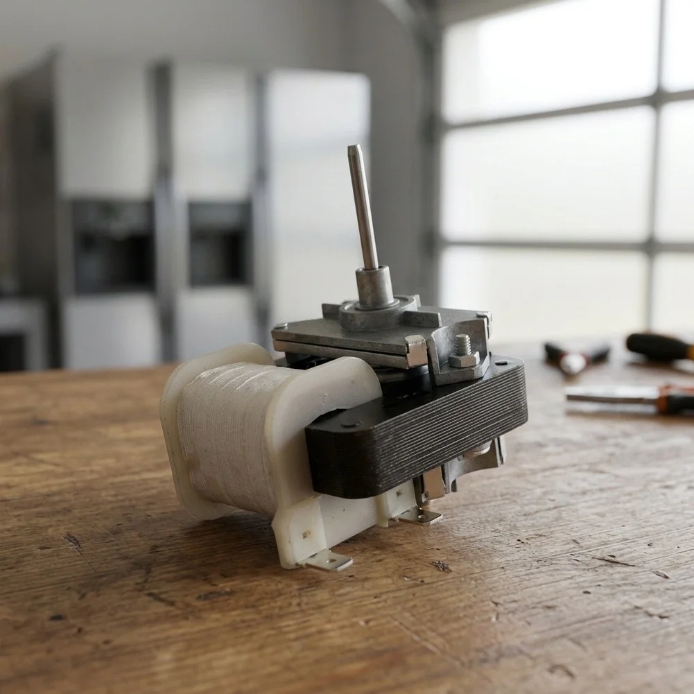 Refrigerator Repair Part WR60X190 Fan Motor Plug-and-Play Design Stable Performance Extended Lifespan Minimal Noise Output