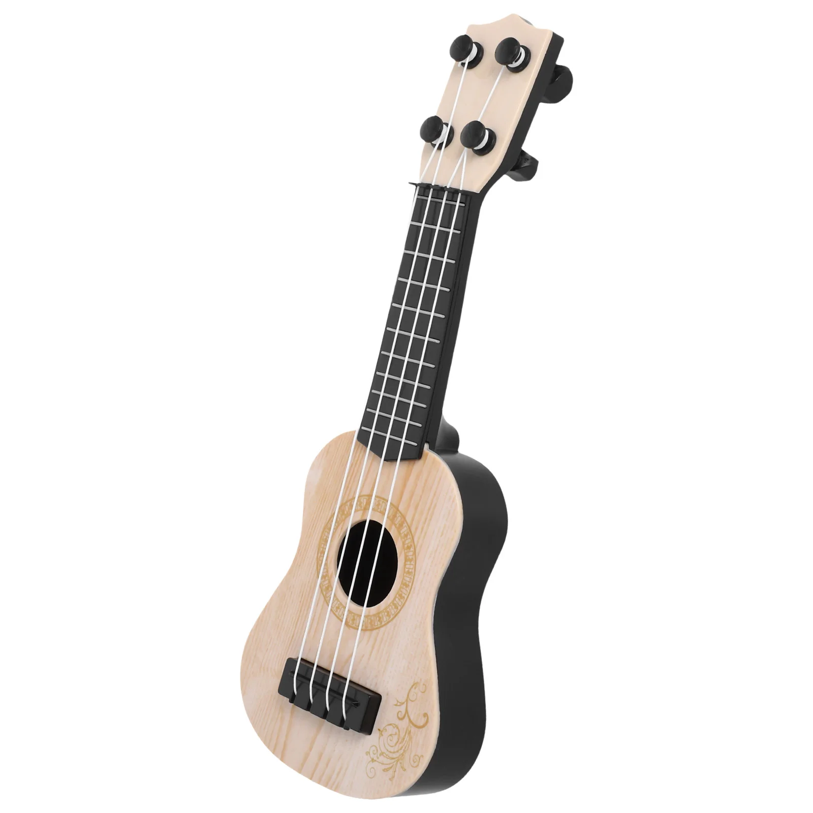 Mini Ukulele modele instrumentów muzycznych instrumenty zabawkowe fortepian dla dzieci plastikowe zabawki zabawki dla dzieci