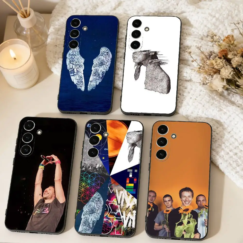 

C-Coldplay Britpop Icon Shell Phone Case For Samsung Galaxy A73,A72,A71,A70,A53,A52,A51,Soft Silicone Black Cover