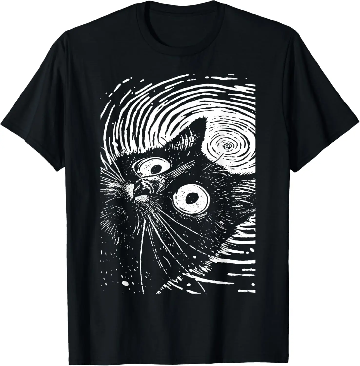 Gato Trippy |   Camiseta Pastel Goth Gothic Grunge Alt Punk Weirdcore