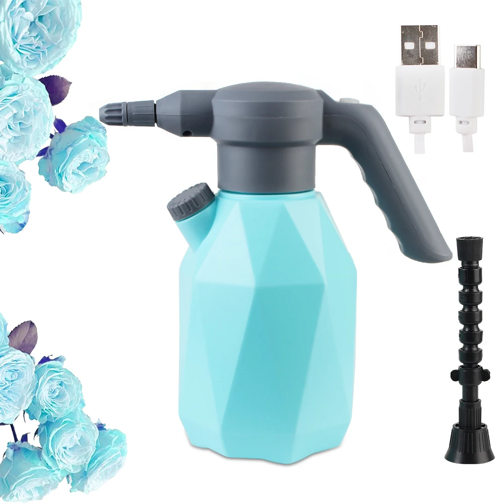 

Bottle Watering Cans Garden Sprayer Bottle USB Rechargeable Manual Sprayer Car Washing Foam Sprinkling Pot 2L