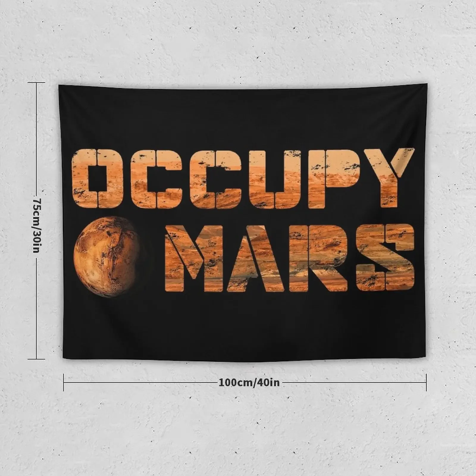 Occupy Mars Tapestry Decoration Pictures Room Wall Decoration Bedroom Tapestry