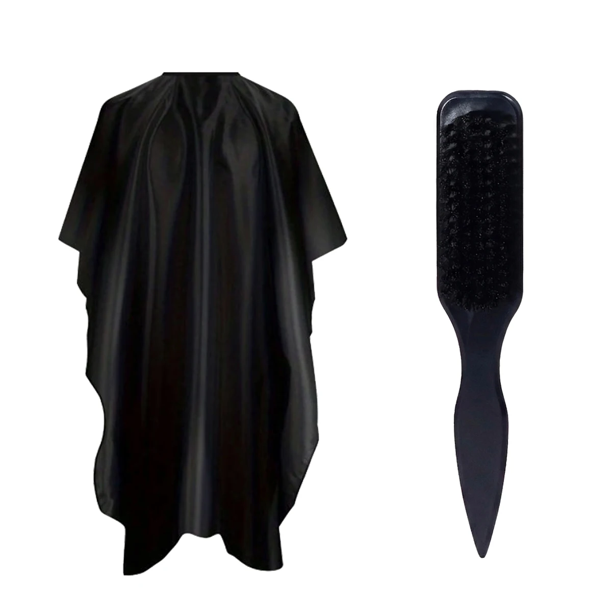 2pcs professional hair cutting sets, salon hair cutting cloth, light and agile sliding back comb, Special for Real Hair Wigs
