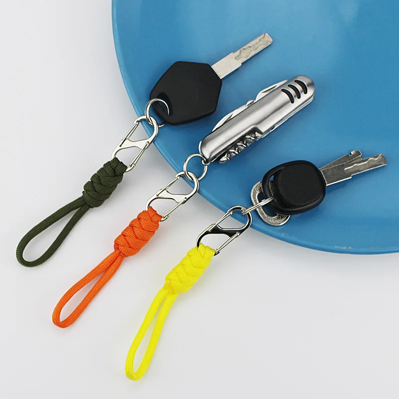 

Keychain Ring Hanging Rope for Men Anti-lost Buckle Mini Keychain Quick Release Hook Anti-drop Key Ring Buckle Hanging Rope