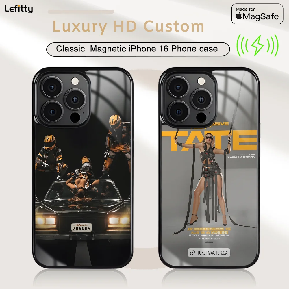 

Singer T-Tate McRae Phone Case For IPhone 16 15 14 13 12 11 Pro Max Plus Mini Magnetic Magsafe Wireless Charging Cover