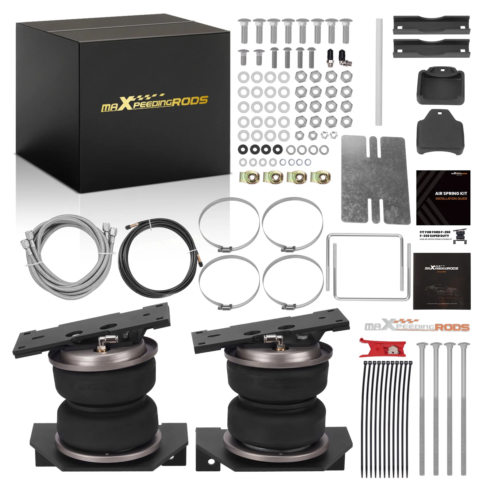 

Air Spring Suspension Bags Kit Rear For Ford F450 Super Duty 4WD 2017-2026