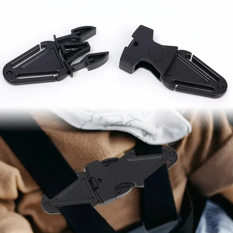 Car Child Safety Seat Belt Shoulder Belt Positioning Buckle Fixer Adjuster Baby Stroller Chest Buckle Lock Buckle Accessories