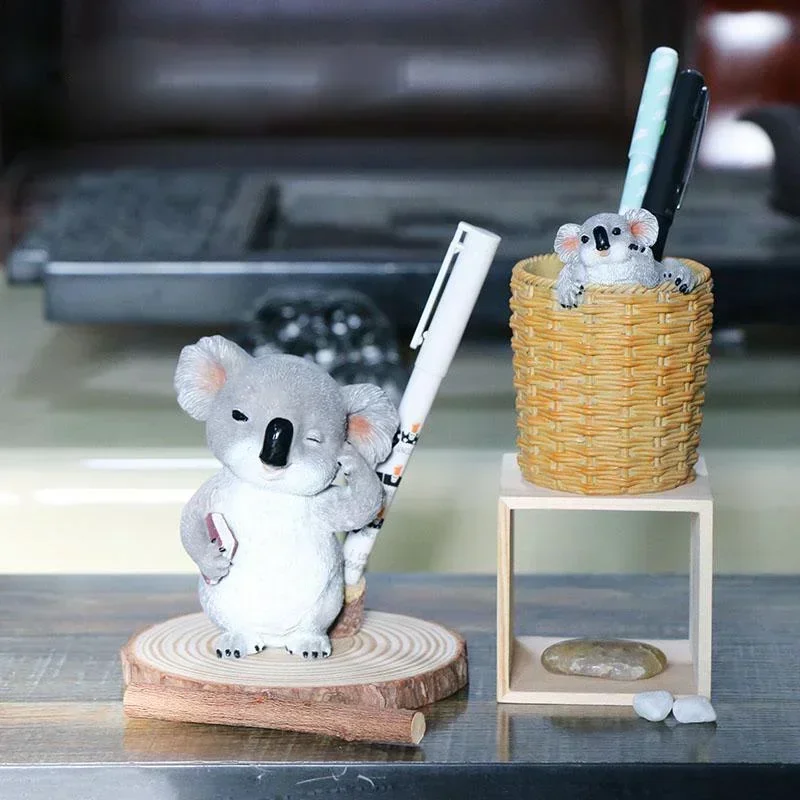 Koala Bear Animal Eyeglass Holder Retainer,Sunglass Holder Spectacle Holder Eyeglass Display Stand Office Home Decoration Gift