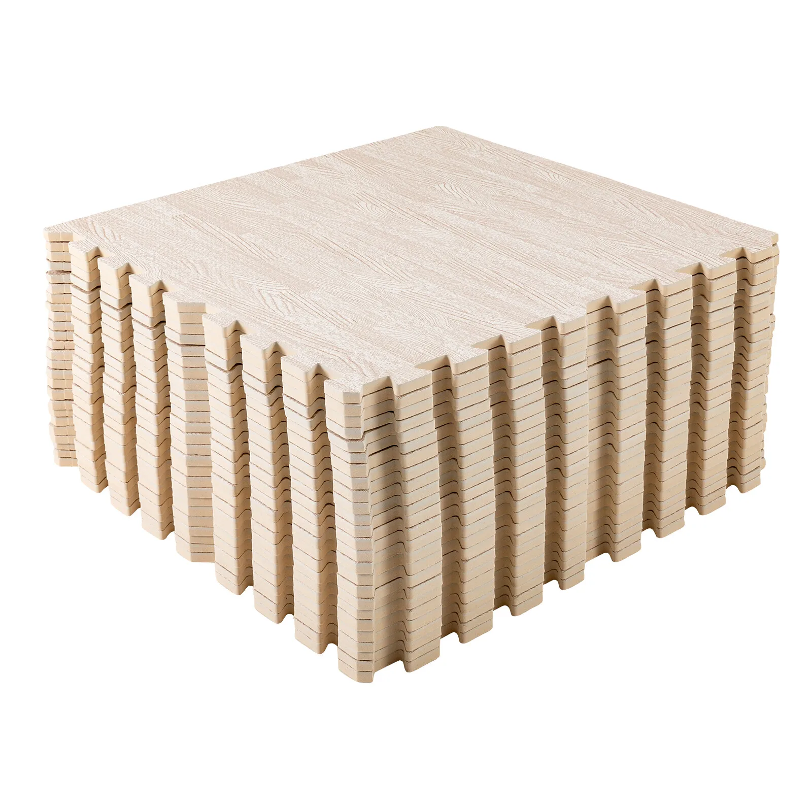 5 قطعة الخشب الأبيض الحبوب إيفا رغوة لغرفة المعيشة غرفة نوم الصالة الرياضية المتشابكة بلاط الأرضيات لينة عدم الانزلاق واقية حصيرة