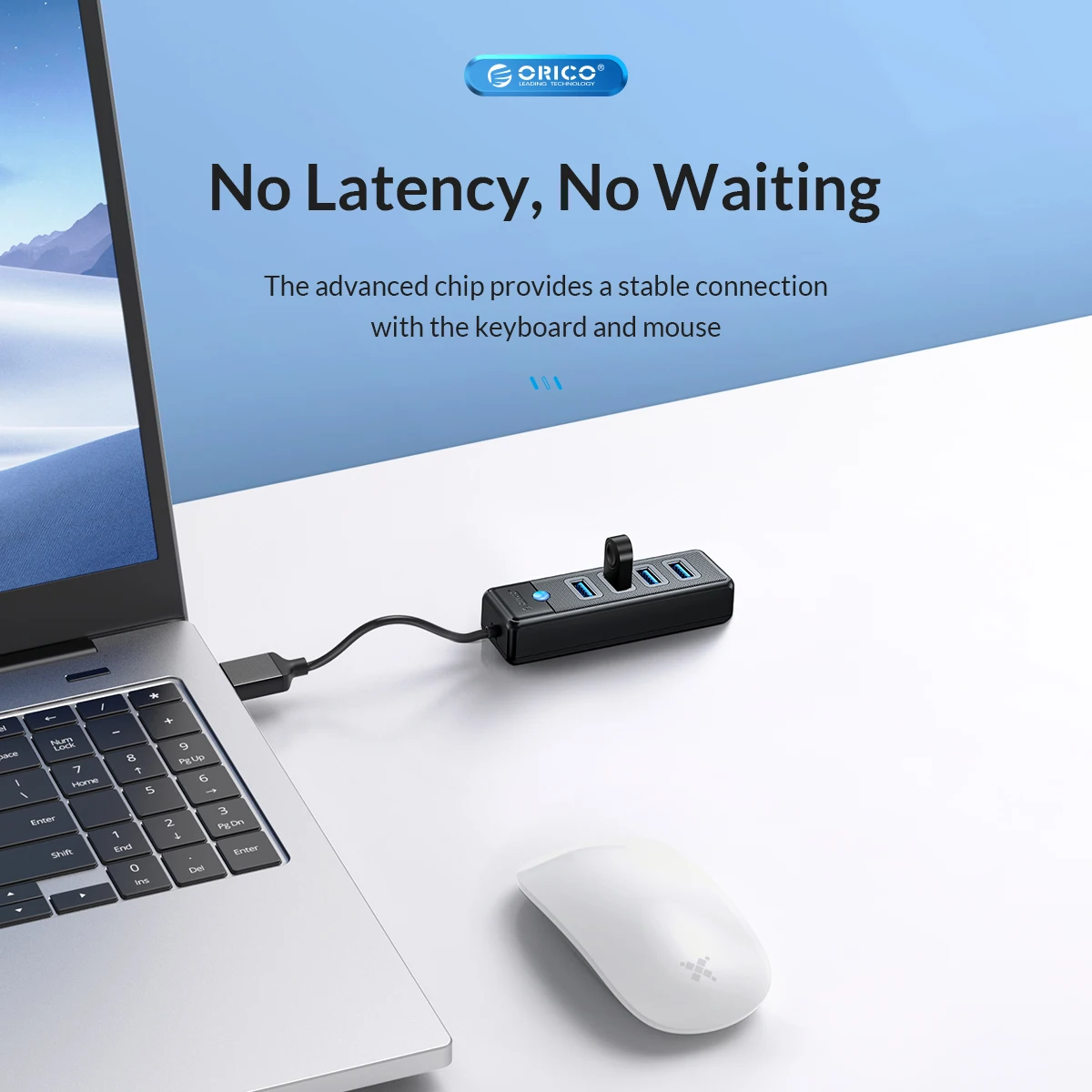 ORICO Usb Hub 4พอร์ต USB 3.0 5Gbps ความเร็วสูงประเภท C Splitter Usb Adapter สำหรับ PC อุปกรณ์คอมพิวเตอร์ usb Type C Adapter