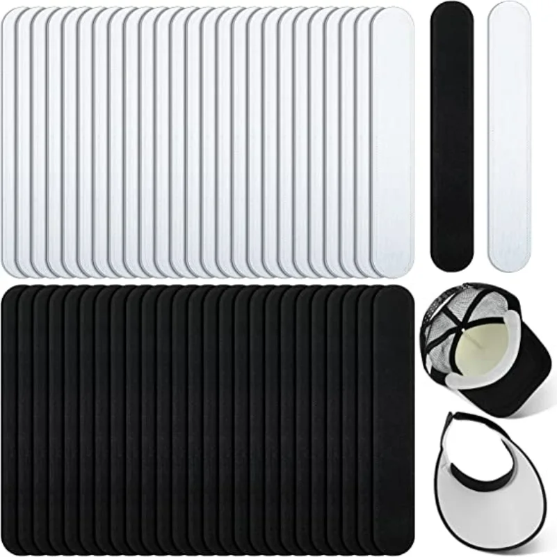 Disposable Adjustable Cap Neck Sticker Brim Stickers Pads Self-adhesive Sweat Absorption Breathable Suitable for All Hats