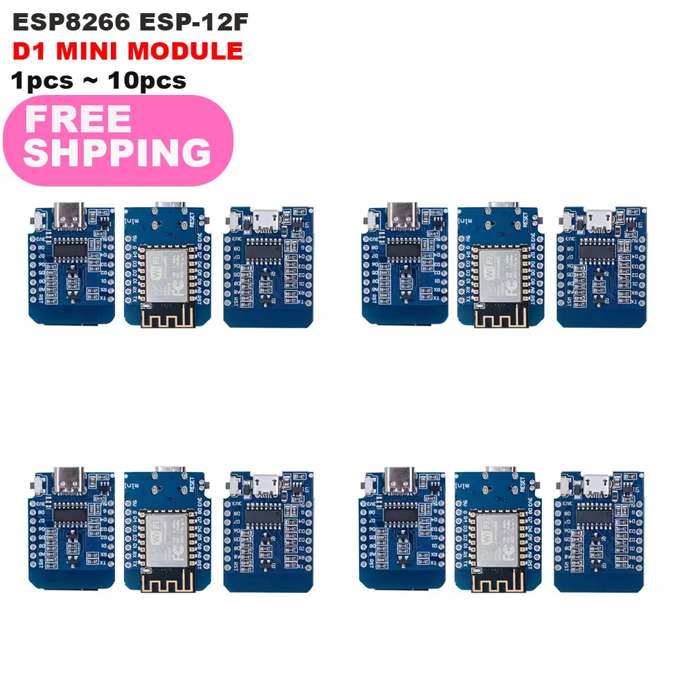 1-10PCS Wemos D1 Mi…