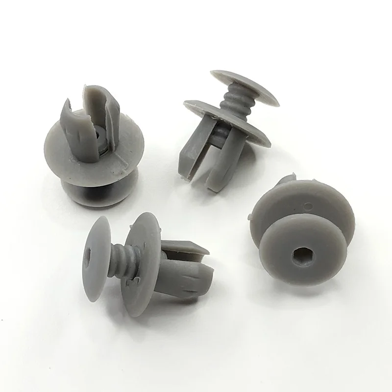 20/50pcs Grey Trim Panel Lining Clips Plastic Fastener Light For VW Volkswagen T4 T5 Transporter Eurovan Light Clips 9mm Hole