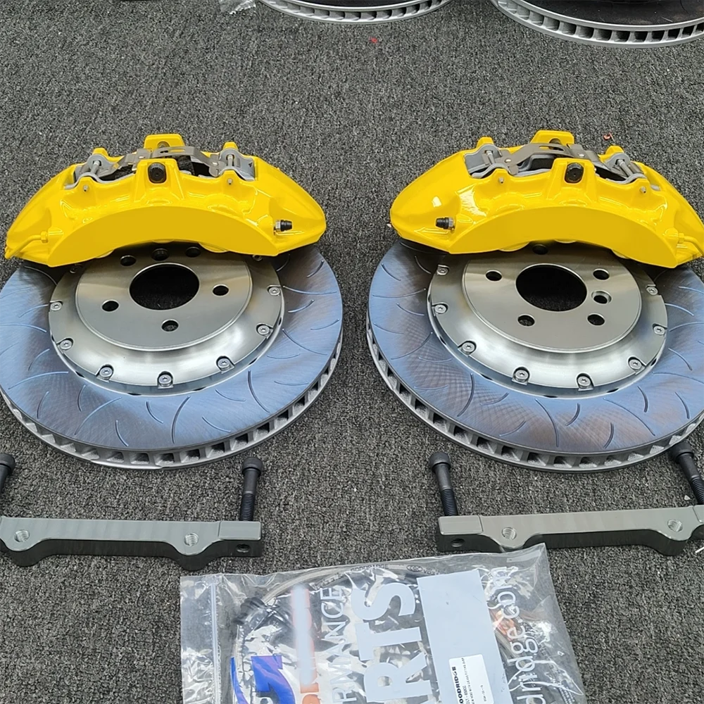 New Direct Bolt on Factory for Racing V6 6 Pot Custom Painted Aluminum Universal Fit Brake Kit
