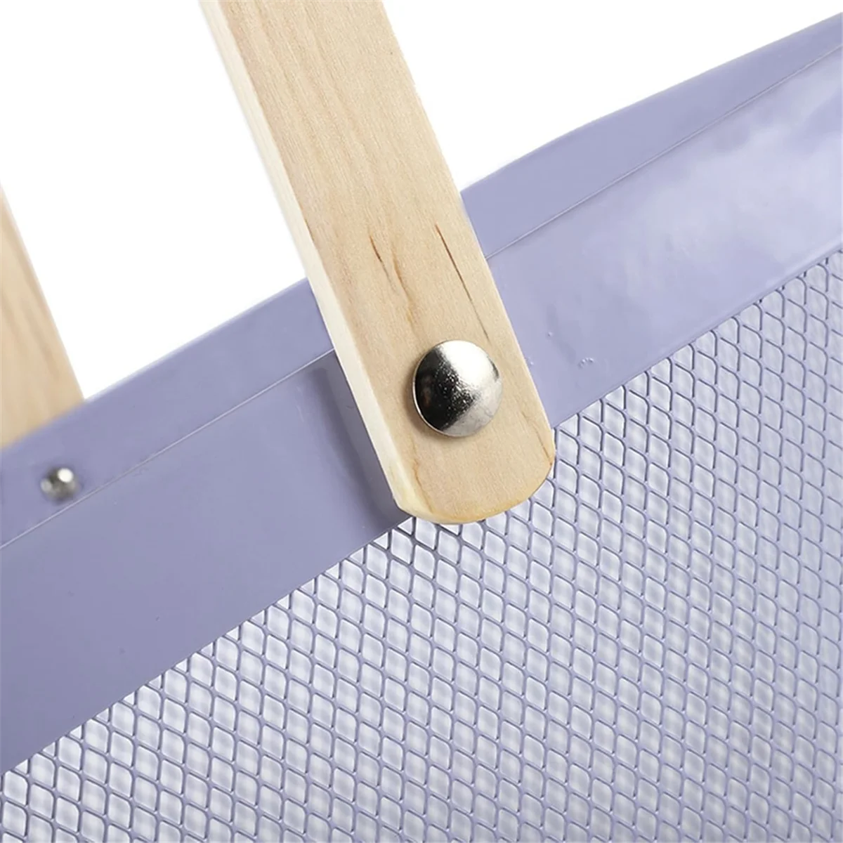 Multifunktionale Küchenkörbe, Obstkorb mit Griff, lila