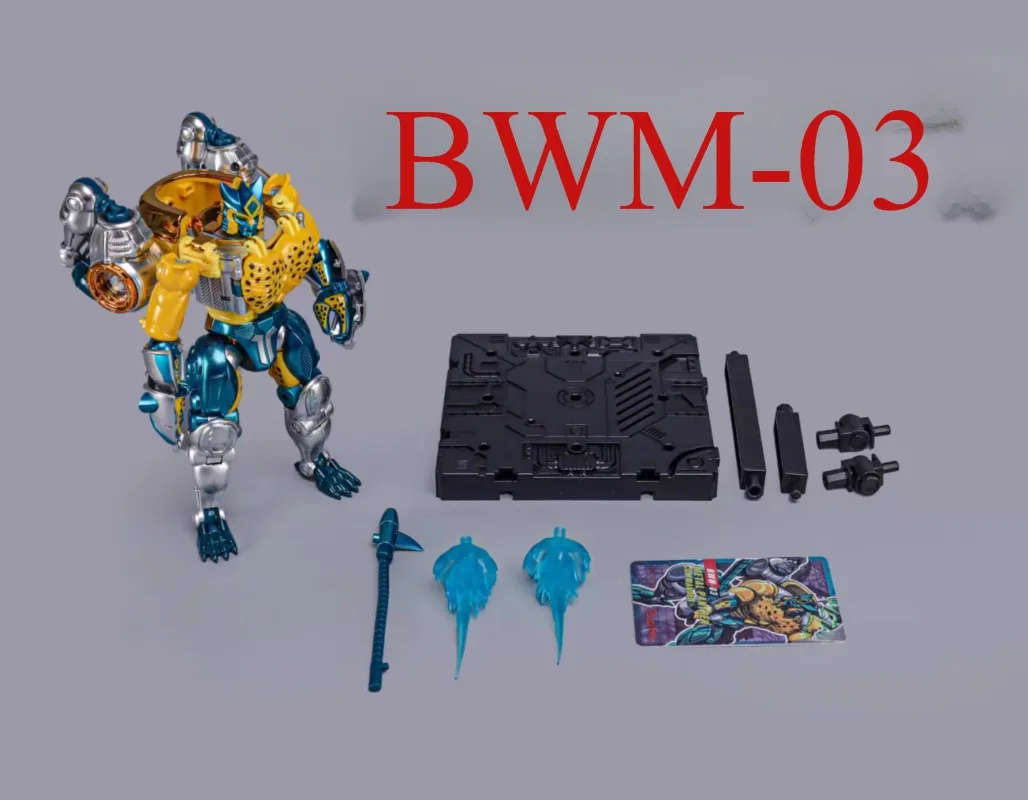 

Brand New Original TA BWM-03 Metal Leopard Commander Yellow Leopard Warriors Fine-coated Version Super Warriors Reprint