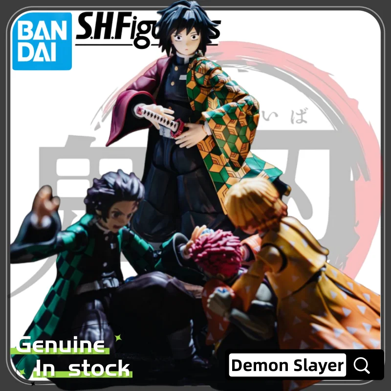 

Bandai Original SHF Demon Slayer Фигурка Shinobu Kocho Tomioka Giyuu Rengoku Kyoujurou Tengen Uzui Коллекционная подарочная игрушка