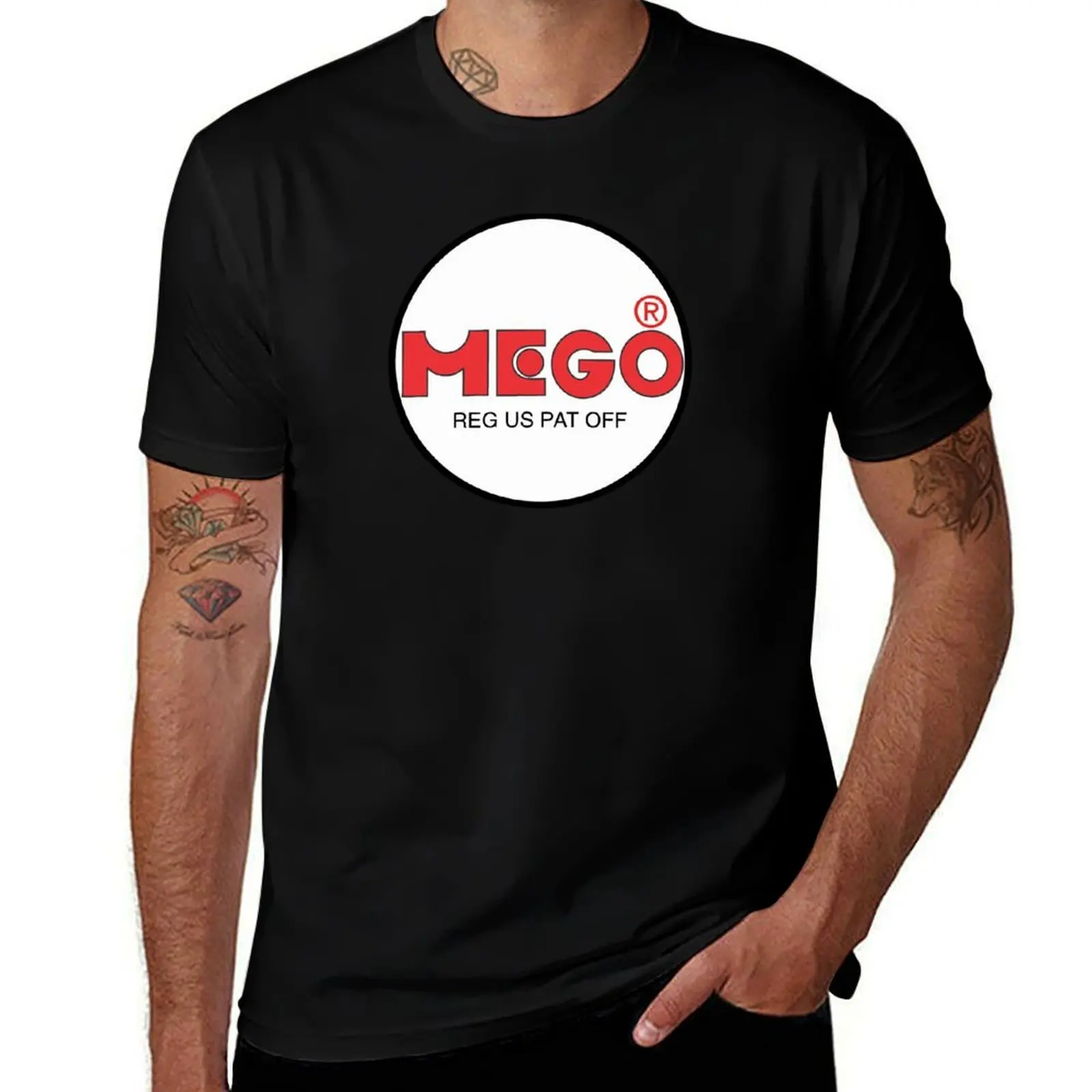 

Mego T-Shirt t shirts for man graphic tees t shirts for man slim fit t shirt men 100% cotton luxury brand T-Shirt